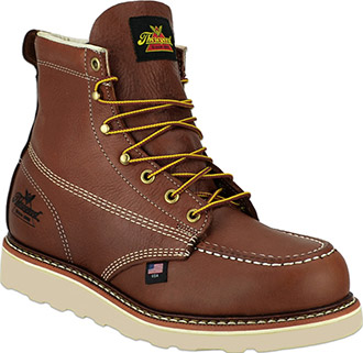 wedge sole steel toe work boots