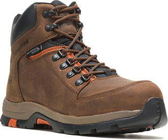 Wolverine Mens US Steel Toe Oxford Brown Leather Slip Resistant Ortholite 8.5 Wolverine #W04451 Men main image 3