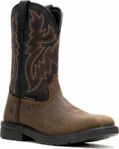 Men's Wolverine 10" Steel Toe WP Western Wellington Work Boot W251043