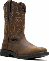 Men's Wolverine 10" Steel Toe WP Western Wellington Boot W251049