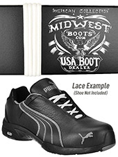 45" White Polyester Laces (U.S.A. Made) GWP106